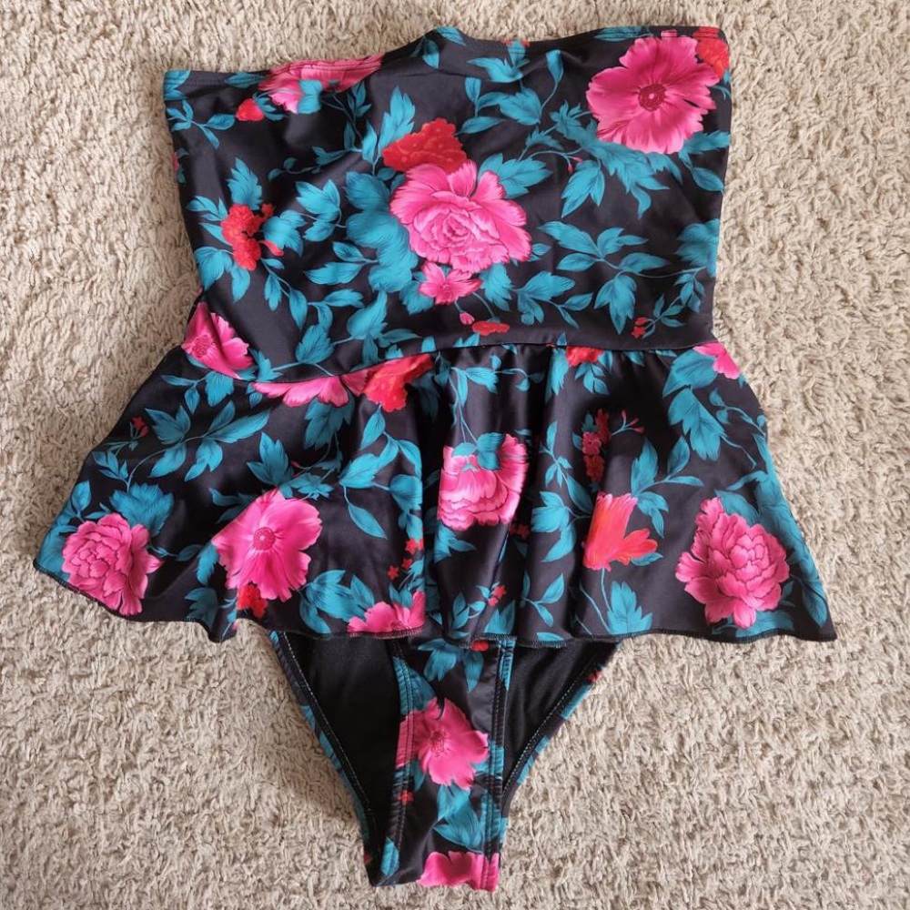 MOTEL Floral One-Piece Swimsuit
